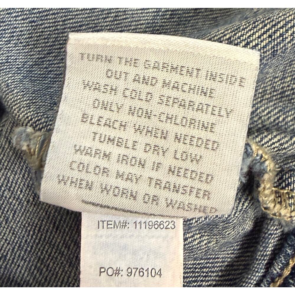 Torrid Women Plus Size Denim Jean Jacket 3 3X Stretch Medium Wash Trucker EUC - Picture 10 of 10